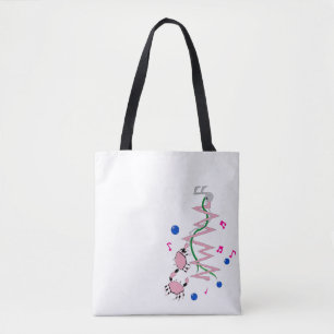 Bolsa de Impressão de queda de fundo de coral, Bol