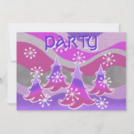 Bolsa de inverno Convite "Partido" Roxo