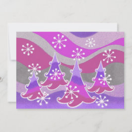 Bolsa de inverno - Convite roxo