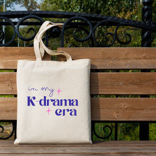 Bolsa de Livro Kdrama Tote Canvas Presente de Fã d