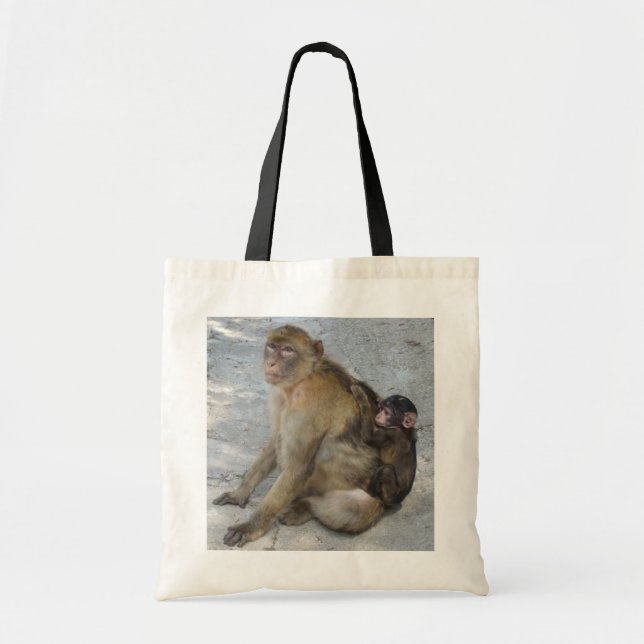 Bolsa de Macacos de Gibraltar - escolha estilo e c (Frente)