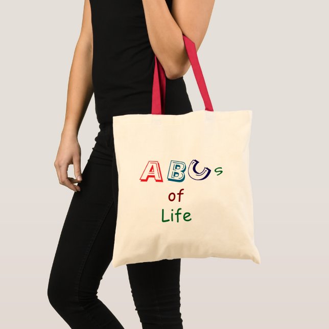 Bolsa de mão ABC da Vida (Frente (produto))