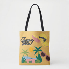 Bolsa de mão amarela Summer Vibes