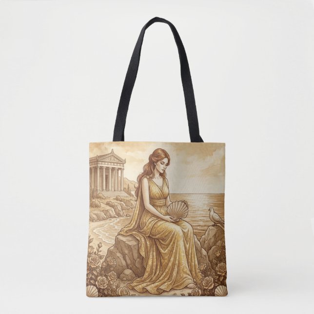 Bolsa de mão Aphrodite Vintage Mitologia (Frente)