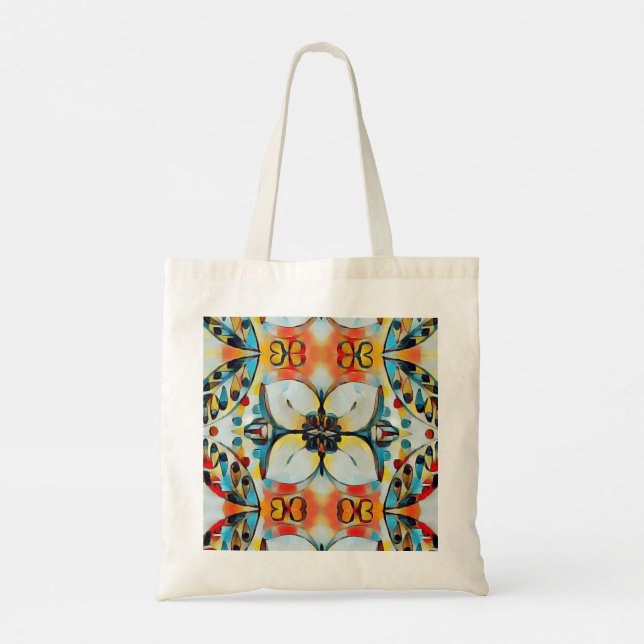 Bolsa de mão Big Bold Flower (Verso)