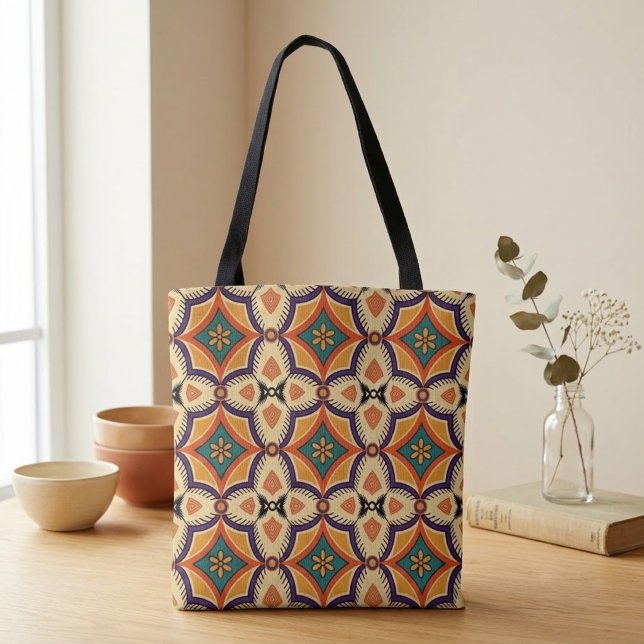 Bolsa de mão Boho Folk Art (Criador carregado)