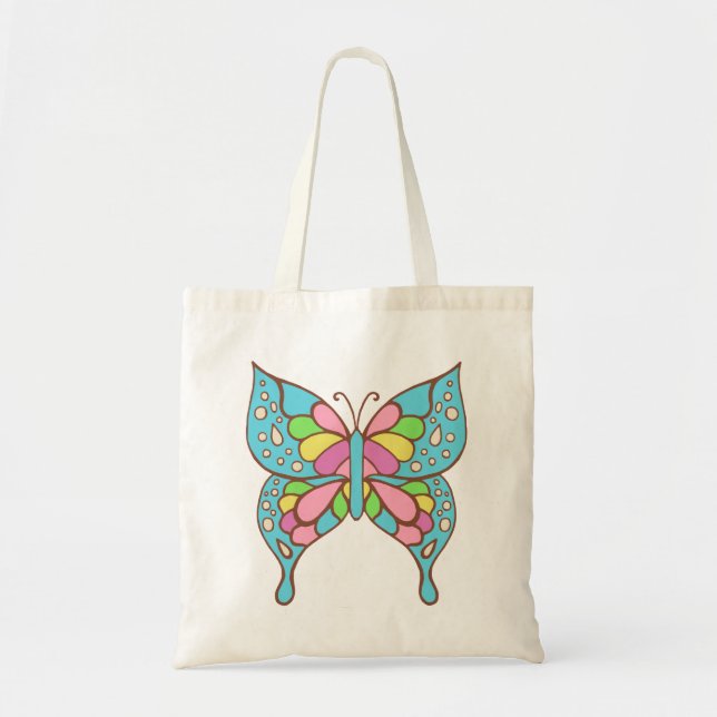 Bolsa de mão Borboleta Retro (Frente)