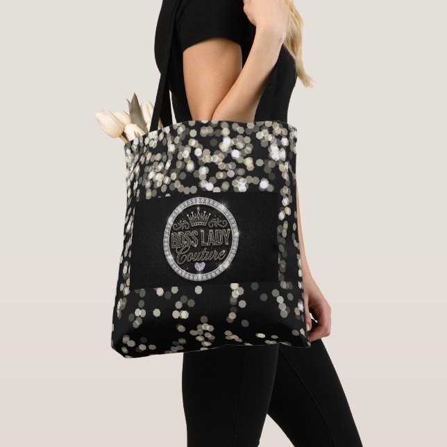 Bolsa de mão Boss Lady Couture estampada (Close Up)