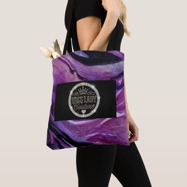 Bolsa de mão Boss Lady Couture estampada (Close Up)