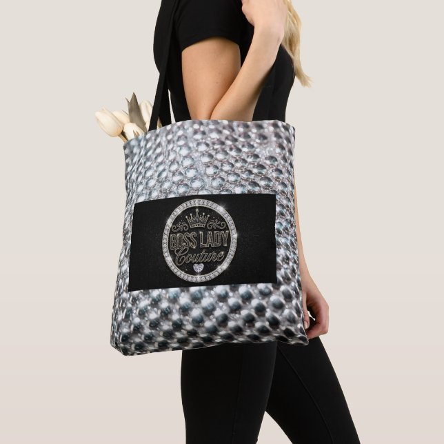 Bolsa de mão Boss Lady Couture estampada (Close Up)