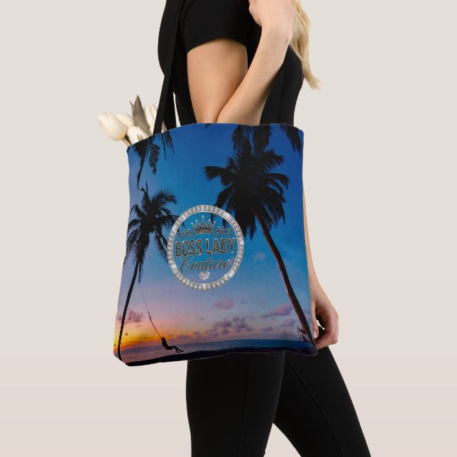 Bolsa de mão Boss Lady Couture estampada (Close Up)