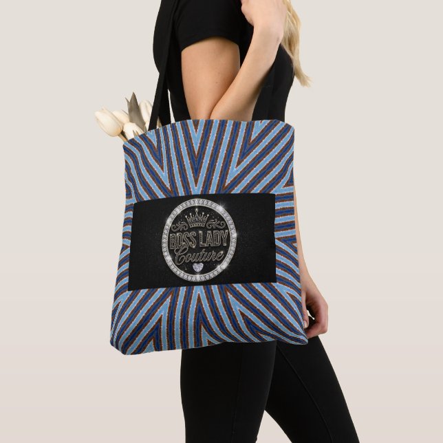Bolsa de mão Boss Lady Couture estampada (Close Up)