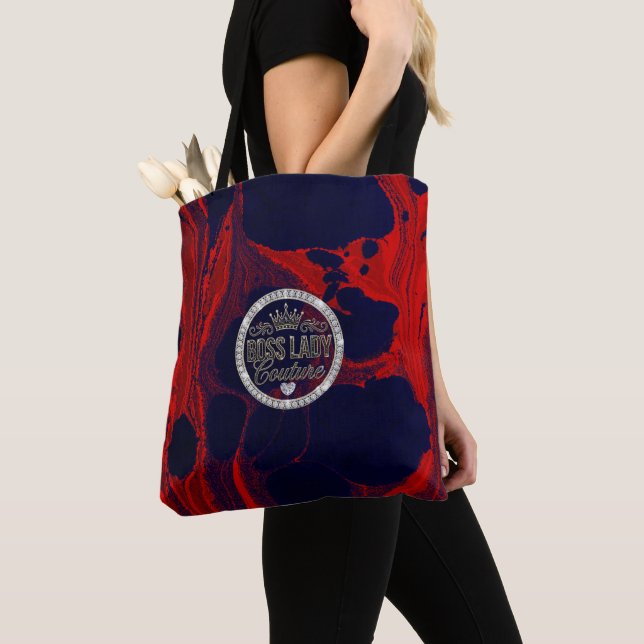 Bolsa de mão Boss Lady Couture estampada (Close Up)