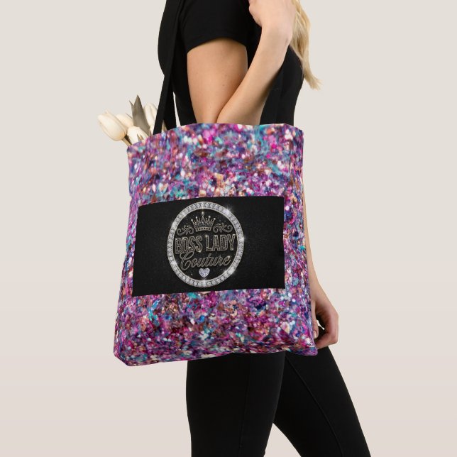 Bolsa de mão Boss Lady Couture estampada (Close Up)