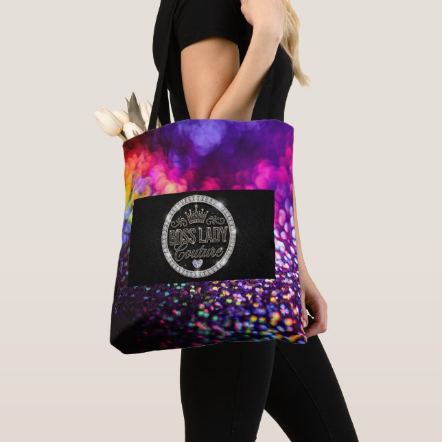 Bolsa de mão Boss Lady Couture estampada (Close Up)