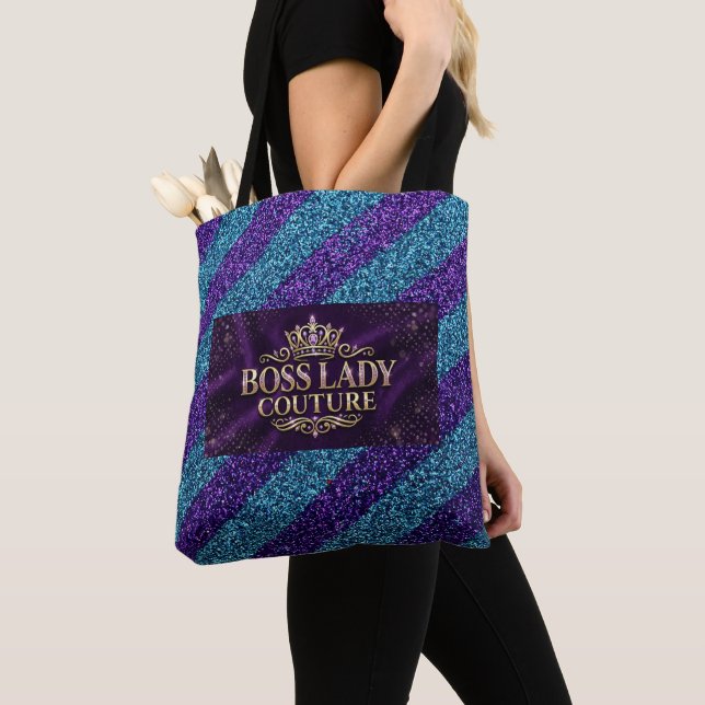 Bolsa de mão Boss Lady Couture estampada (Close Up)