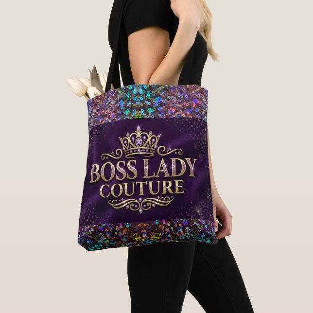 Bolsa de mão Boss Lady Couture estampada (Close Up)