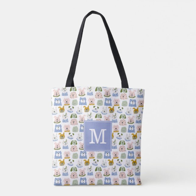 Bolsa de mão Cachorros Fofos (Verso)