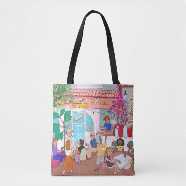 Bolsa de mão Café Macchiato Miramar (Frente)