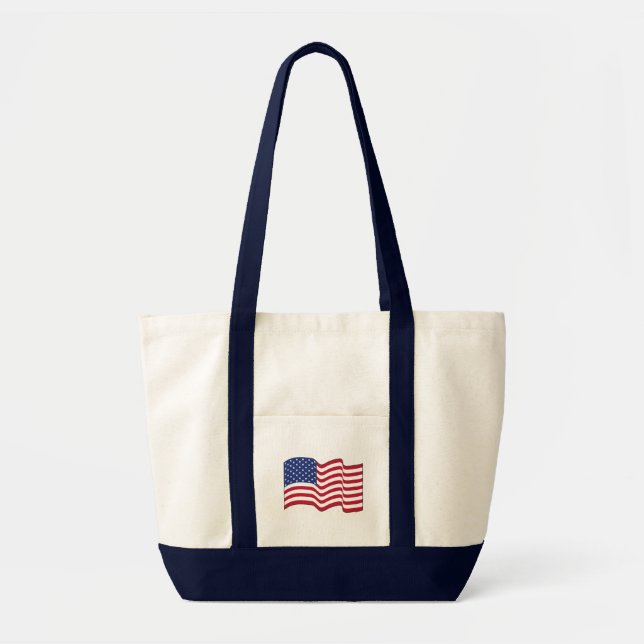 Bolsa de mão clássica da bandeira americana (Frente)