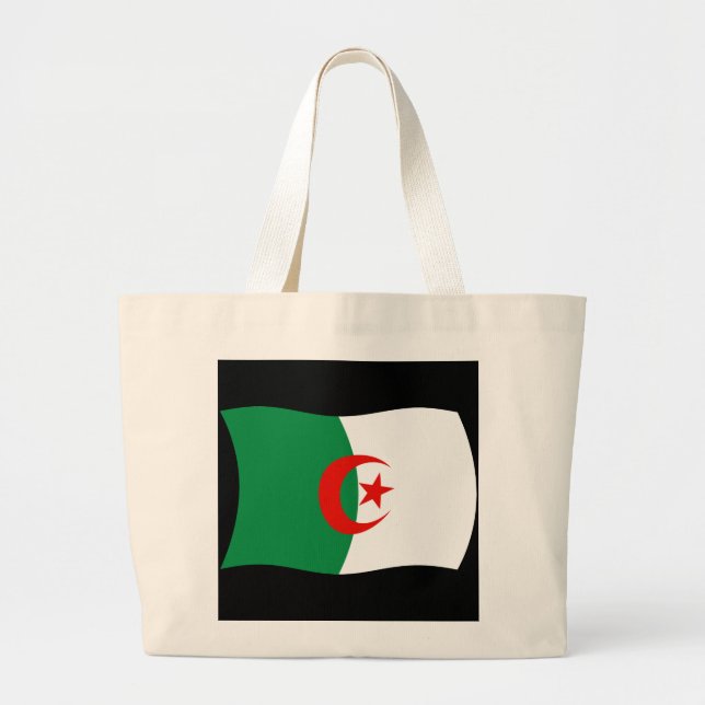 Bolsa de mão com a bandeira da Argélia (Frente)