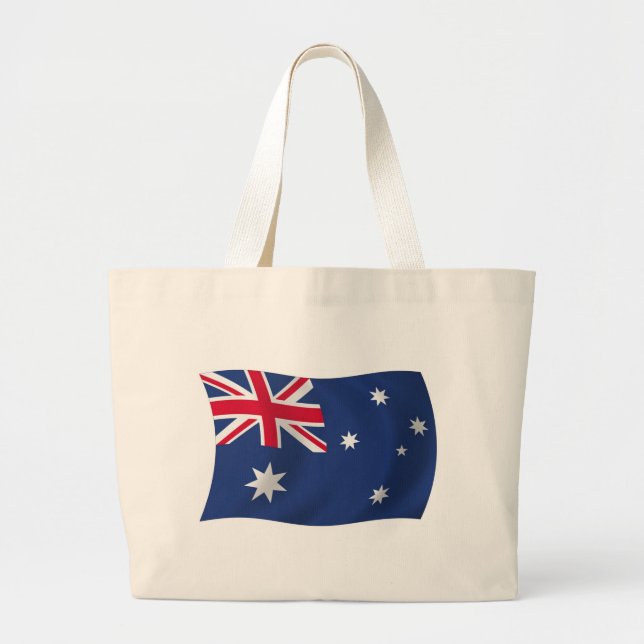 Bolsa de mão com a bandeira da Austrália (Frente)