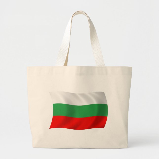 Bolsa de mão com a bandeira da Bulgária (Frente)