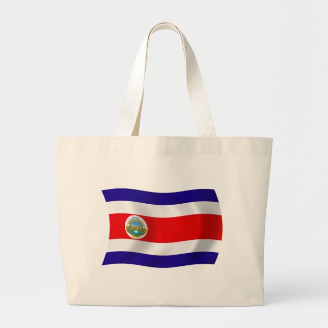 Bolsa de mão com a bandeira da Costa Rica (Frente)