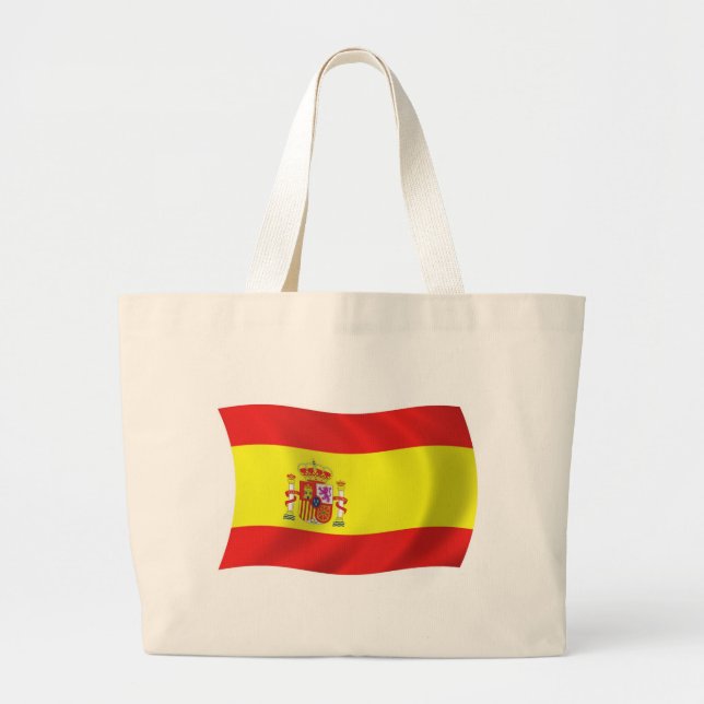 Bolsa de mão com a bandeira da Espanha (Frente)