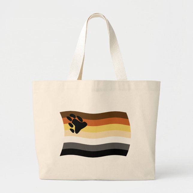 Bolsa de mão com a bandeira da Irmandade do Urso (Frente)