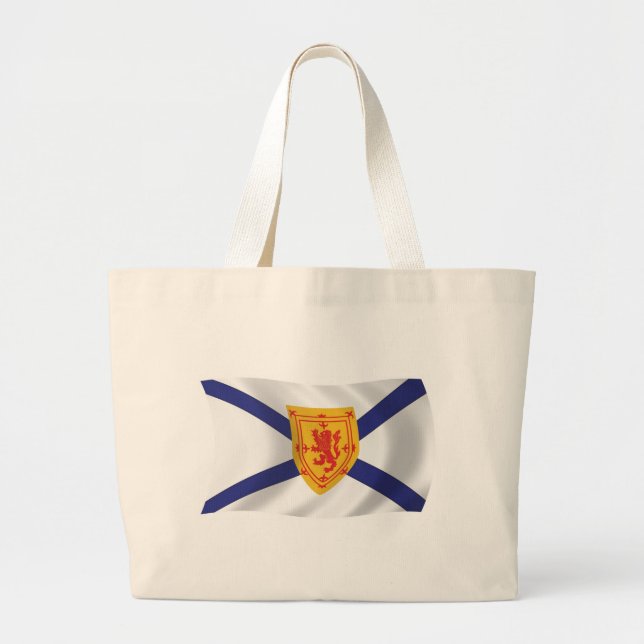 Bolsa de mão com a bandeira da Nova Escócia (Frente)