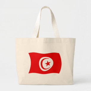 Bolsa de mão com a bandeira da Tunísia