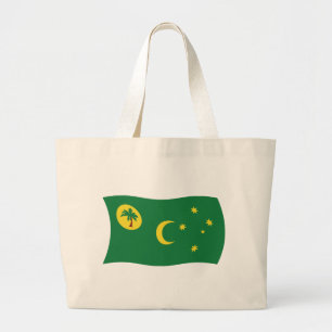 Bolsa de mão com a bandeira das Ilhas Cocos