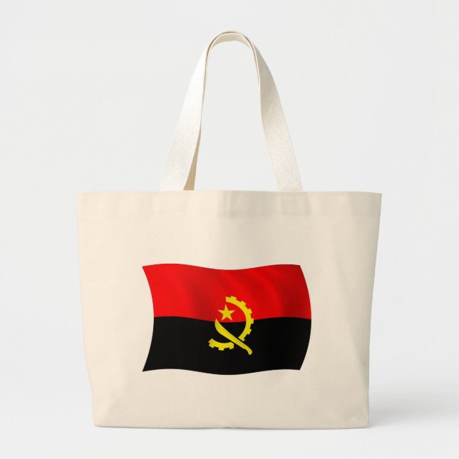 Bolsa de mão com a bandeira de Angola (Frente)