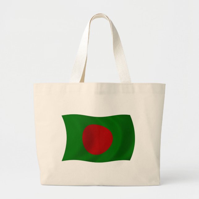 Bolsa de mão com a bandeira de Bangladesh (Frente)