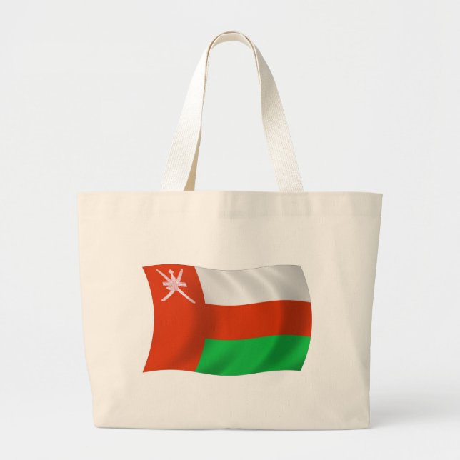 Bolsa de mão com a bandeira de Omã (Frente)