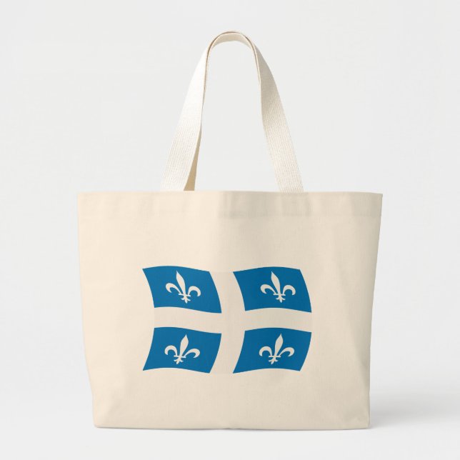 Bolsa de mão com a bandeira de Quebec (Frente)