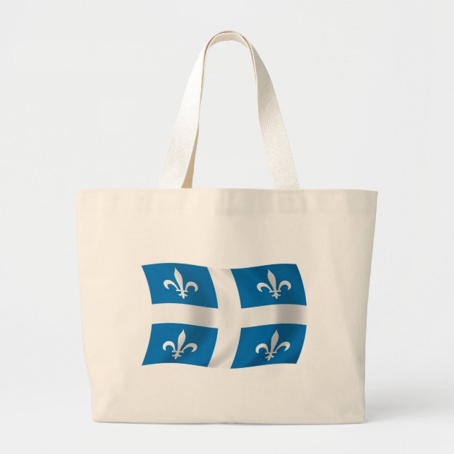 Bolsa de mão com a bandeira de Quebec (Frente)