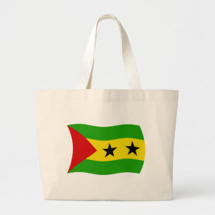 Bolsa de mão com a bandeira de São Tomé e Príncipe