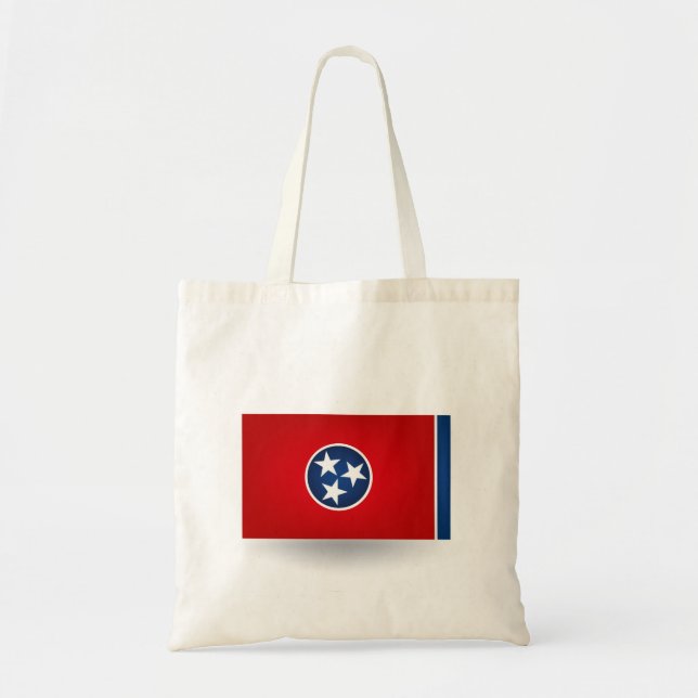 Bolsa de mão com a bandeira do estado do Tennessee (Frente)