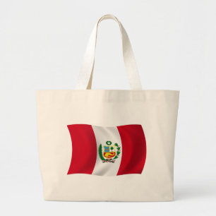 Bolsa de mão com a bandeira do Peru