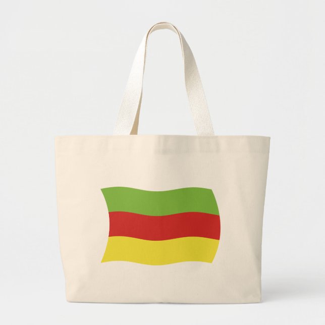 Bolsa de mão com a bandeira do povo Bodo (Frente)