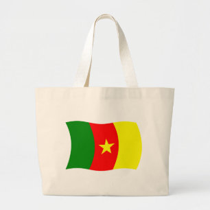 Bolsa de mão com a bandeira dos Camarões