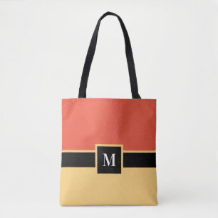 Bolsa de mão com bloco de cores minimalista modern