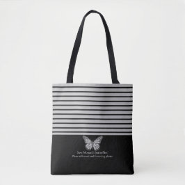 Bolsa de mão com borboleta-monarca