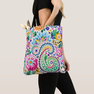 Bolsa de mão com design de paisley muito bonita