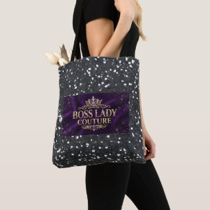 Bolsa de mão com estampa total Boss Lady Couture
