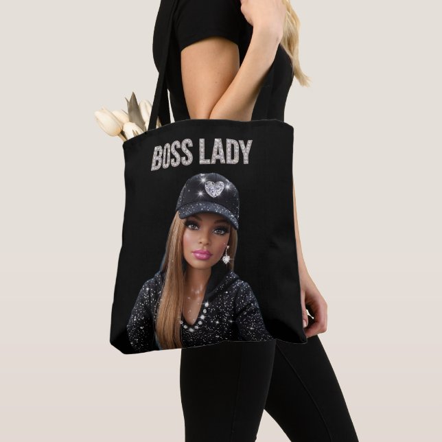 Bolsa de mão com estampa total Boss Lady Glam Doll (Close Up)