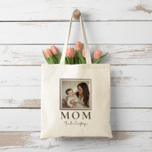 Bolsa de Mão com Foto Personalizada da Mamãe Moder