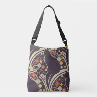 Bolsa de mão com gato em estilo Art Deco – Design 